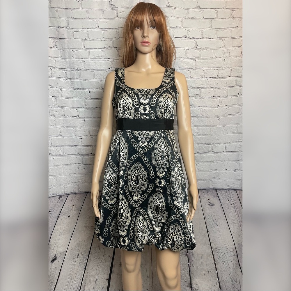 Moschino Jeans Black And Beige Donna Bubble Dress Size 6